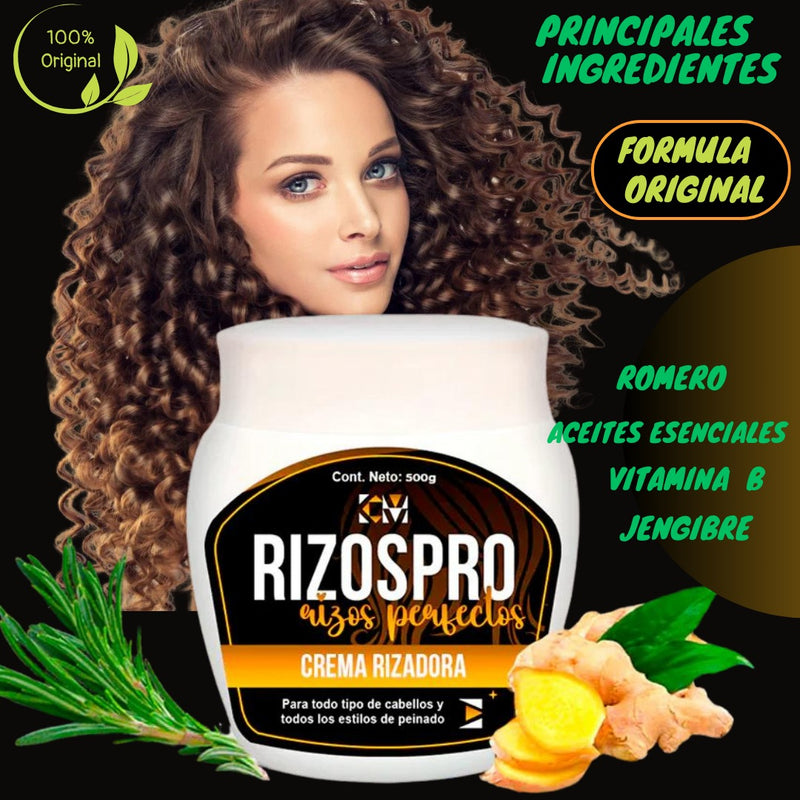 RIZOS PRO CREMA VERDE ORIGINAL - POTE 500 GR